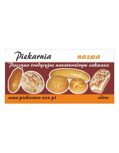Baner Reklamowy Gotowe Wzory Banerów Piekarnia z Nadrukiem