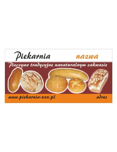 Baner Reklamowy Gotowe Wzory Banerów Piekarnia z Nadrukiem