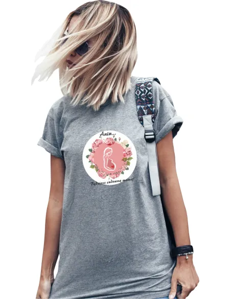 Koszulka z Imieniem Prezent dla Przyszłej Mamy na Prezent