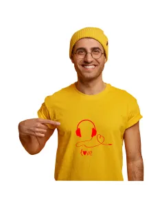 Koszulka z Nadrukiem Chłopaka Nuta Muzyka dla Chłopaka