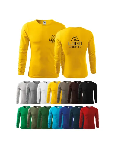 Koszulka – Męska Własnym Haftem Nadrukiem logo z Nadrukiem