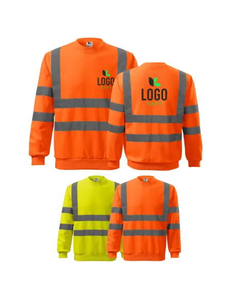 Bluza BHP Odblaskowa Robocza Personalizowany z Haftem