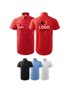 Koszula Męska Letnia Personalizowany z Haftem z logo