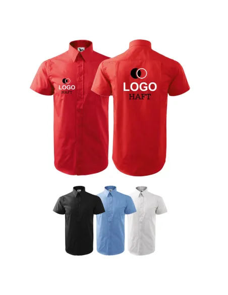Koszula Męska Letnia Personalizowany z Haftem z logo