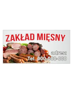 Baner Reklamowy Gotowe Wzory Banerów – Zakład Mięsny