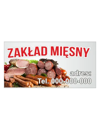 Baner Reklamowy Gotowe Wzory Banerów – Zakład Mięsny