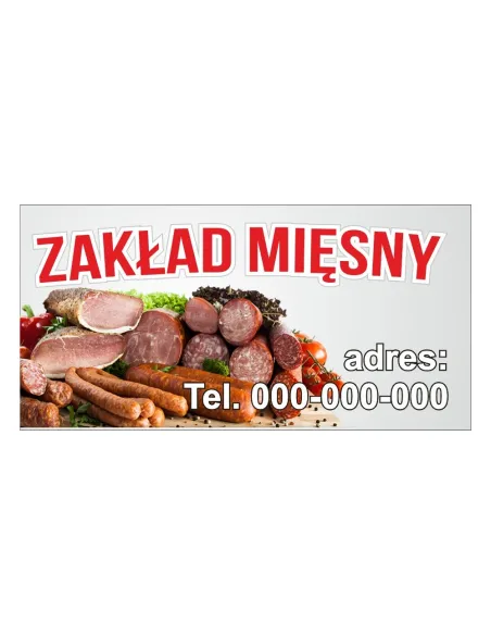 Baner Reklamowy Gotowe Wzory Banerów – Zakład Mięsny