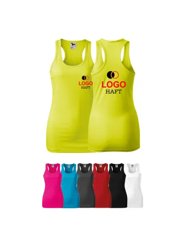 Koszulka Top Reklamowa Haftem Nadrukiem logo x10 na Prezent