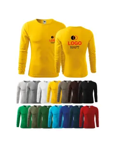 Koszulka Męska Własnym Haftem Nadrukiem logo na Prezent