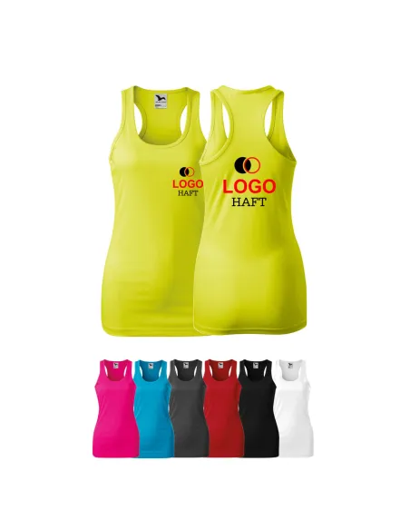 Top Damski z Własnym – Haftem Nadrukiem logo Reklamą