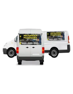 Naklejka – Reklama Naklejka Samochód Mechanika Pojazdowa