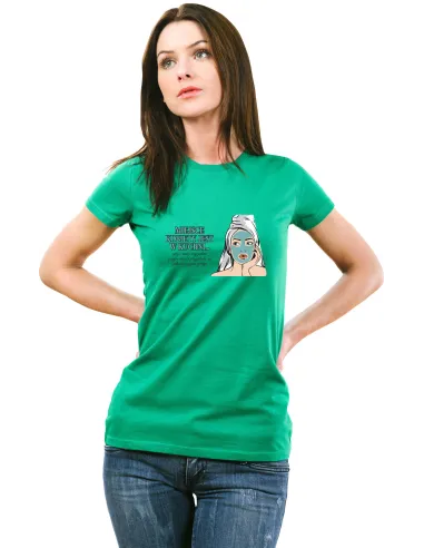 Koszulka z Nadrukiem Miejsce Kobiety Jest w Kuchni