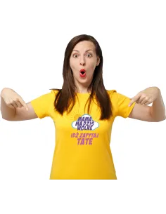 Koszulka z Nadrukiem Prezent Mama Dziś Wolne Personalizowany