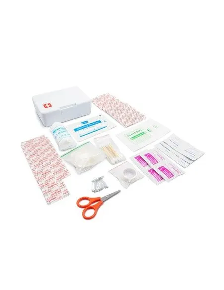 Apteczka w Plastikowym Opakowaniu 64 El. Nadrukiem UV logo