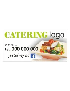 Baner Reklamowy Gotowe Wzory Banerów Catering z Nadrukiem