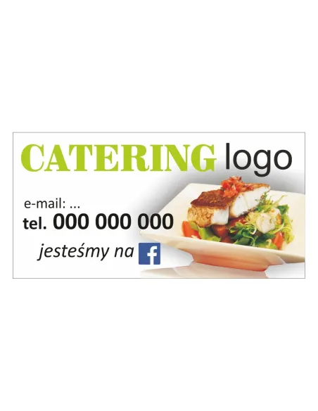 Baner Reklamowy Gotowe Wzory Banerów Catering z Nadrukiem