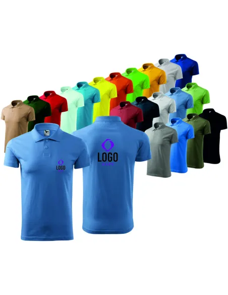 Koszulka 10 sztuk Polo Męska Shirt Nadrukiem Haftem