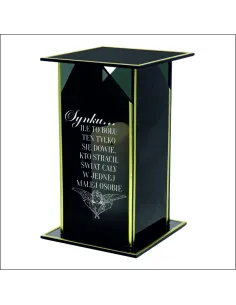 Ekskluzywny Znicz z Lustrzanym Personalizowany z Grawerem