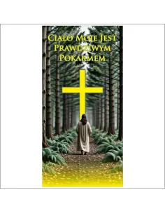 Banery Dekoracja do Ołtarza Kościoła Boże Ciało Jezu Ufam