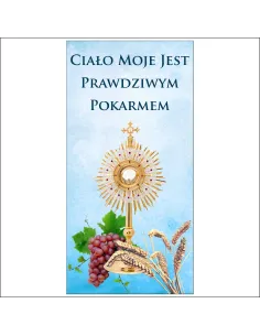 Baner Personalizowany Boże Ciało Piękna Dekoracja Ołtarza