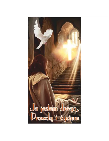 Baner 150x300 cm Dekoracja Ołtarza Kościoła Boże Ciało