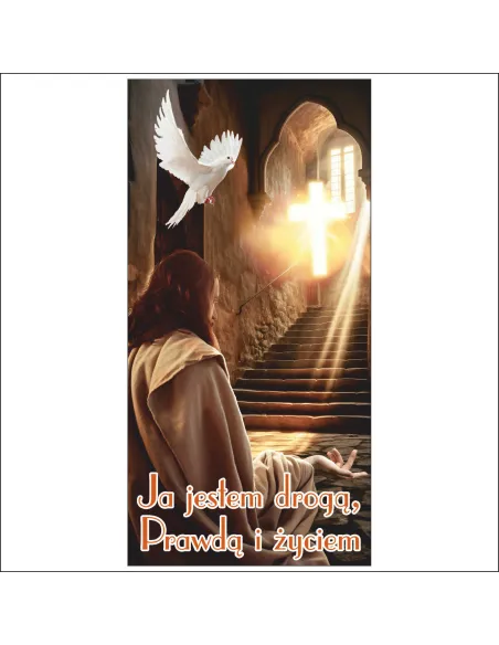 Baner 150x300 cm Dekoracja Ołtarza Kościoła Boże Ciało