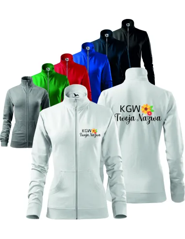 Bluza Damska Zapinana z Haftem Koło Gospodyń Wiejskich +