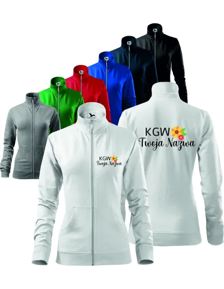 Bluza Damska Zapinana z Haftem Koło Gospodyń Wiejskich +