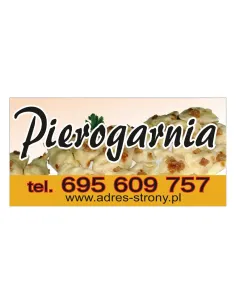 Baner Reklamowy Gotowe Wzory Banerów – Pierogarnia