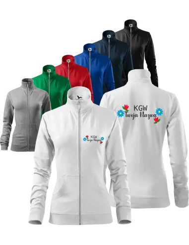 Bluza Damska Zapinana Personalizowany z Haftem Reklamowy
