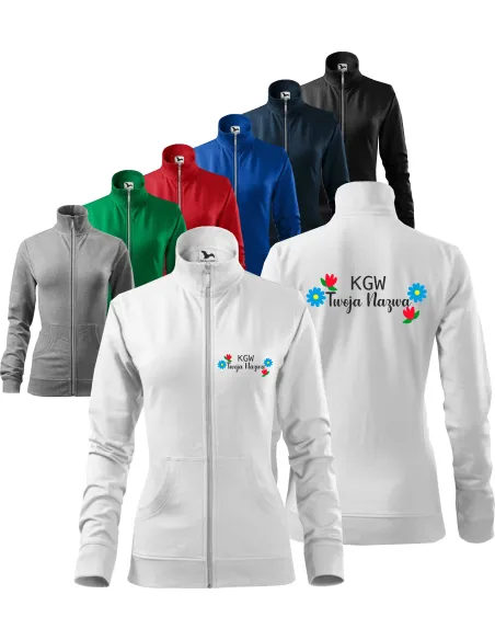 Bluza Damska Zapinana Personalizowany z Haftem Reklamowy