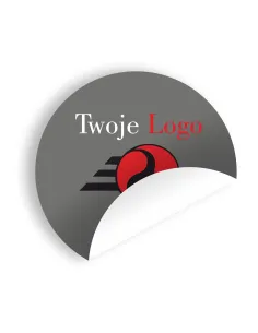 Naklejki z Twoim logo Etykiety Wlepki Okrągłe Nadruk