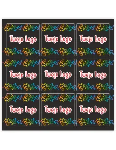 Naklejki z Nadrukiem z logo Reklamowy Etykiety Reklamowe