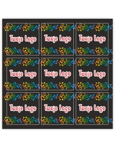 Naklejki z Nadrukiem z logo Reklamowy Etykiety Reklamowe