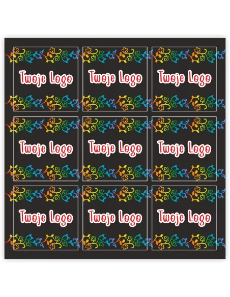 Naklejki z Nadrukiem z logo Reklamowy Etykiety Reklamowe