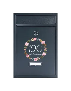 Metalowa Skrzynka na Listy Pocztowa Twój Adres Nadruk UV