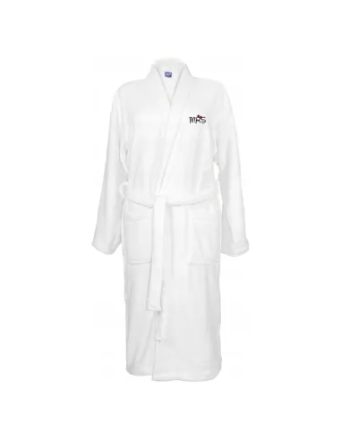 Szlafrok Biały z Haftem Rozmiar Unisex Prezent Żony Mrs