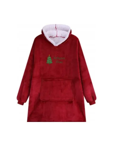 Kocobluza Bluza Koc Oversize z Haftem Prezent na Święta