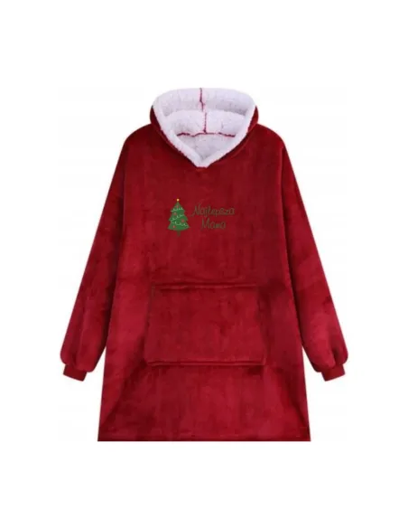 Kocobluza Bluza Koc Oversize z Haftem Prezent na Święta