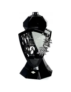 Znicz Lustro Róża Czarny Grawerem Personalizowany Brata