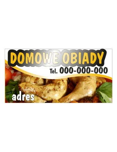 Baner Reklamowy Gotowe Wzory Banerów – Domowe Obiady