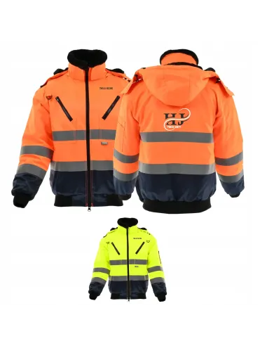 Kurtka Krótka Ocieplana z – Twoim logo Odzież Robocza