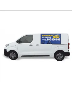 Reklama Naklejka na Samochód 0.5 m2 Usługi Dekarskie