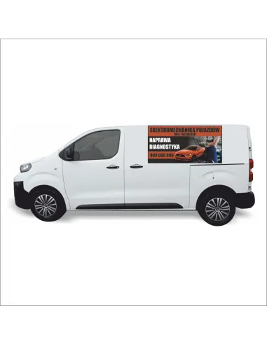 Naklejka Reklama Samochód 0 5 Elektromechanika Pojazdów