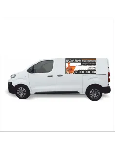 Reklama Naklejka na Samochód 0.5 m2 Tynki Maszynowe