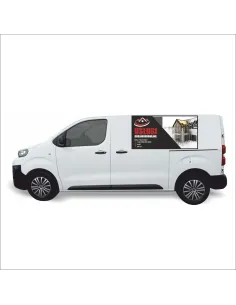 Naklejka Reklama Samochód 0 5 m2 Różne Usługi Budowlane