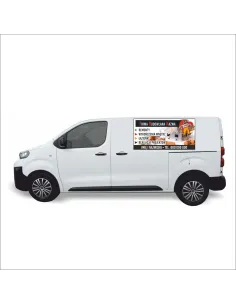 Reklama Naklejka na Samochód 0.5 m2 Firma Budowlana