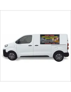 Reklama Naklejka na Samochód 0.5 m2 Laserowe Czyszczenie