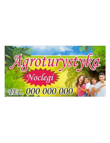 Baner Reklamowy Gotowe Wzory Banerów – Agroturystyka
