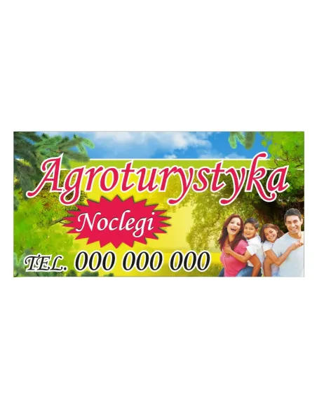 Baner Reklamowy Gotowe Wzory Banerów – Agroturystyka